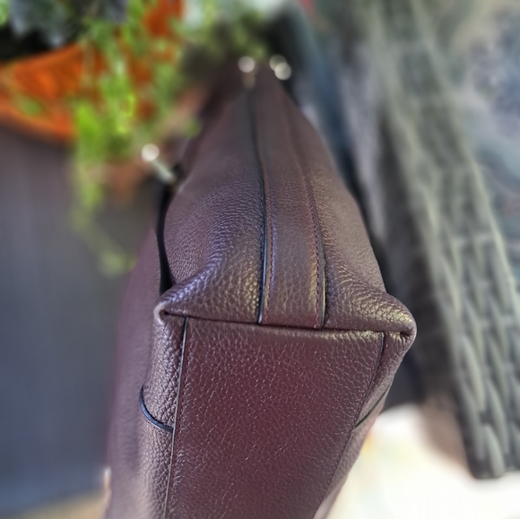 🎁 NEW COACH Scout Hobo Burgundy Oxblood Satchel/Shoulder/Crossbody Bag - Picture 10 of 16